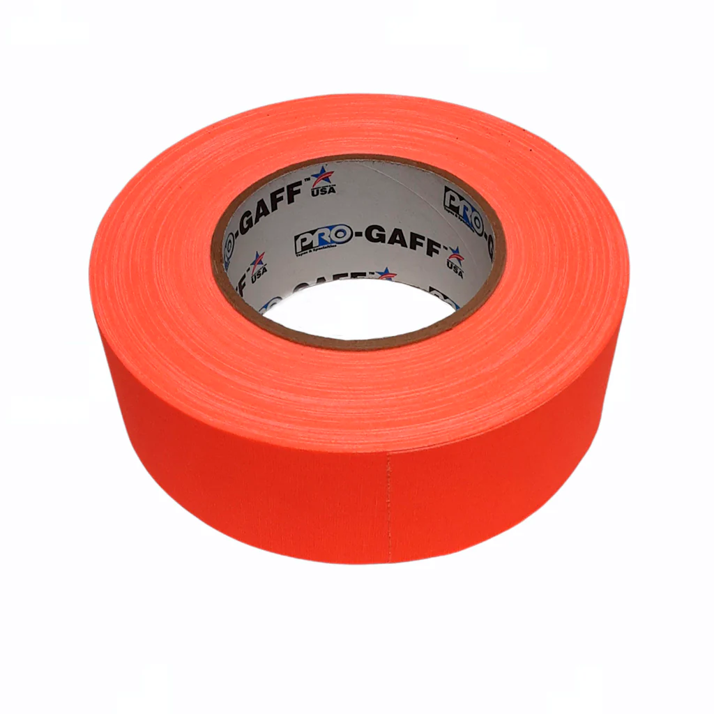 Pro Tape Pro Gaff 2”x50yd Cloth Tape - Fluorescent Orange