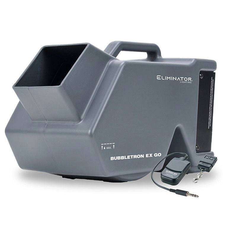Eliminator BUBBLETRON-EX-GO 24W Bubble Machine (Battery-Powered) w/25ft Cable