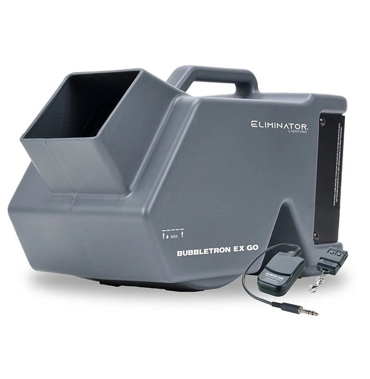 Eliminator BUBBLETRON-EX-GO 24W Bubble Machine (Battery-Powered) w/25ft Cable