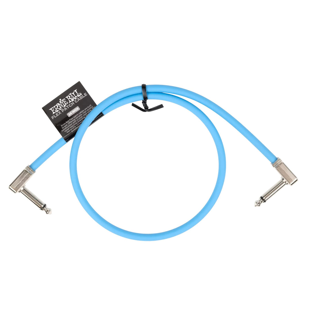 Ernie Ball 6458EB Flex Patch Cable 24" - Blue