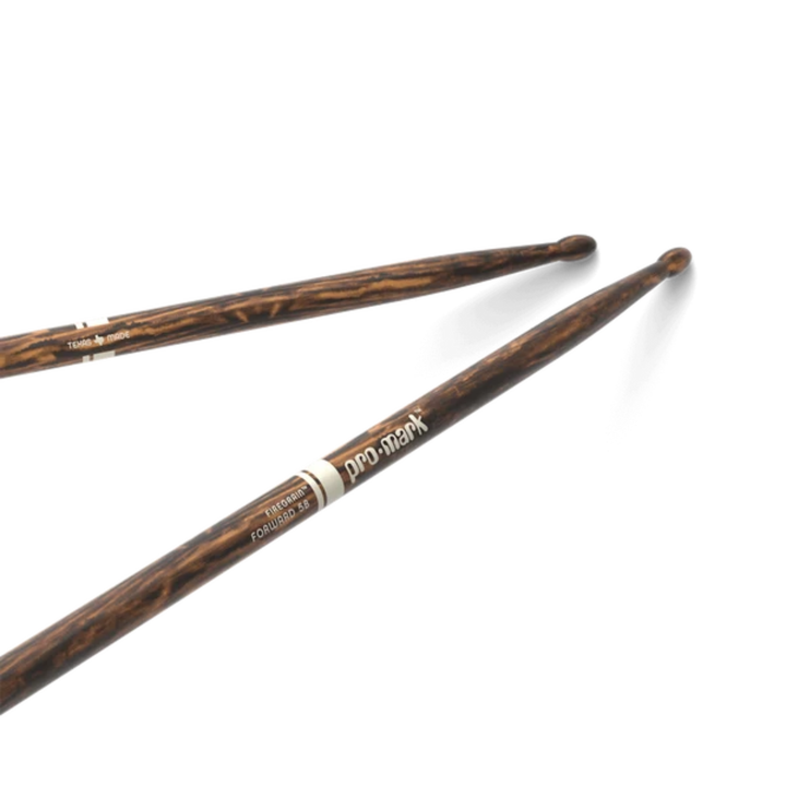 D'Addario TX5BW-FG-2P Forward 5B FireGrain Wood Tip Drumsticks 2-Pack