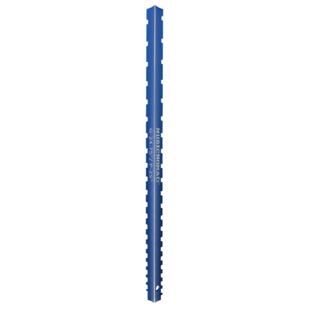 MusicNomad TRI-BEAM-NOTCHED 3-in-1 Straight Edge Tool w/ 2 Notched & 17.6in Sides