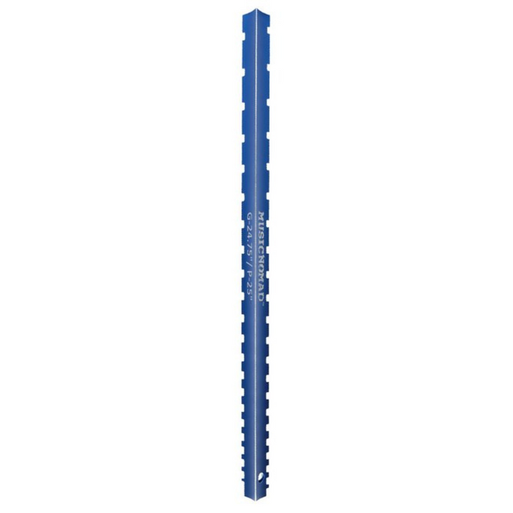 MusicNomad TRI-BEAM-NOTCHED 3-in-1 Straight Edge Tool w/ 2 Notched & 17.6in Sides
