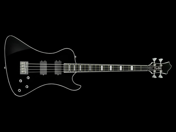 Hagstrom Nekr4-blk Nekromant Electric Bass - Black Gloss