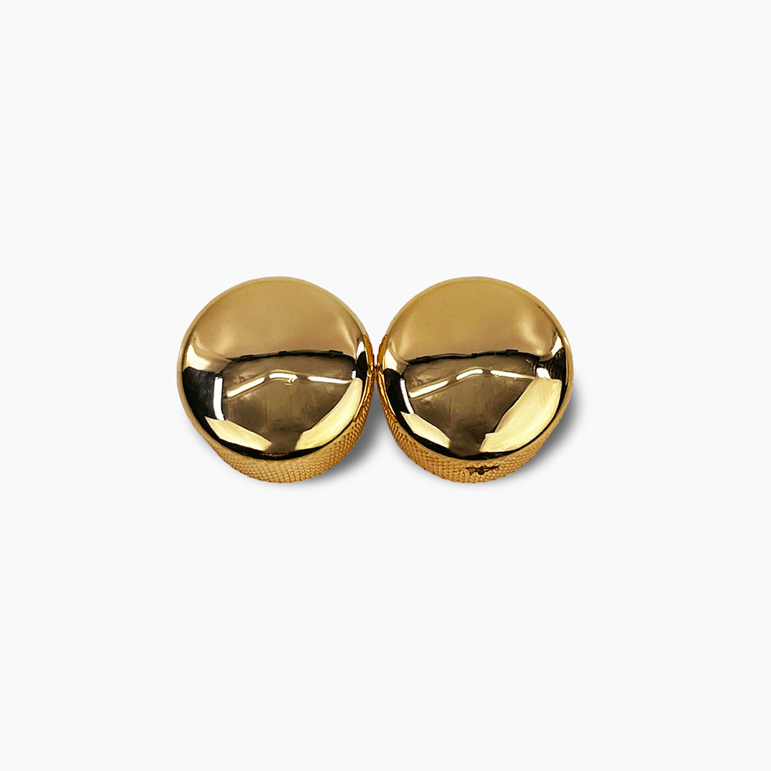 Allparts MK-0120 Metal Cupcake Knob Set Gold