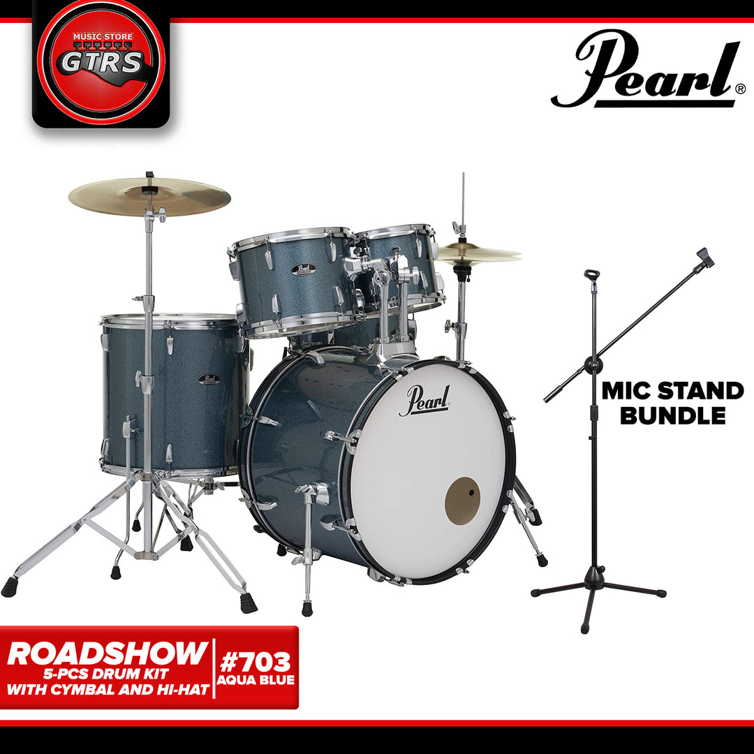 Pearl Rim22rsh703 22 Bd Hoop Roadshow Color #703 Aqua Blue Glitter