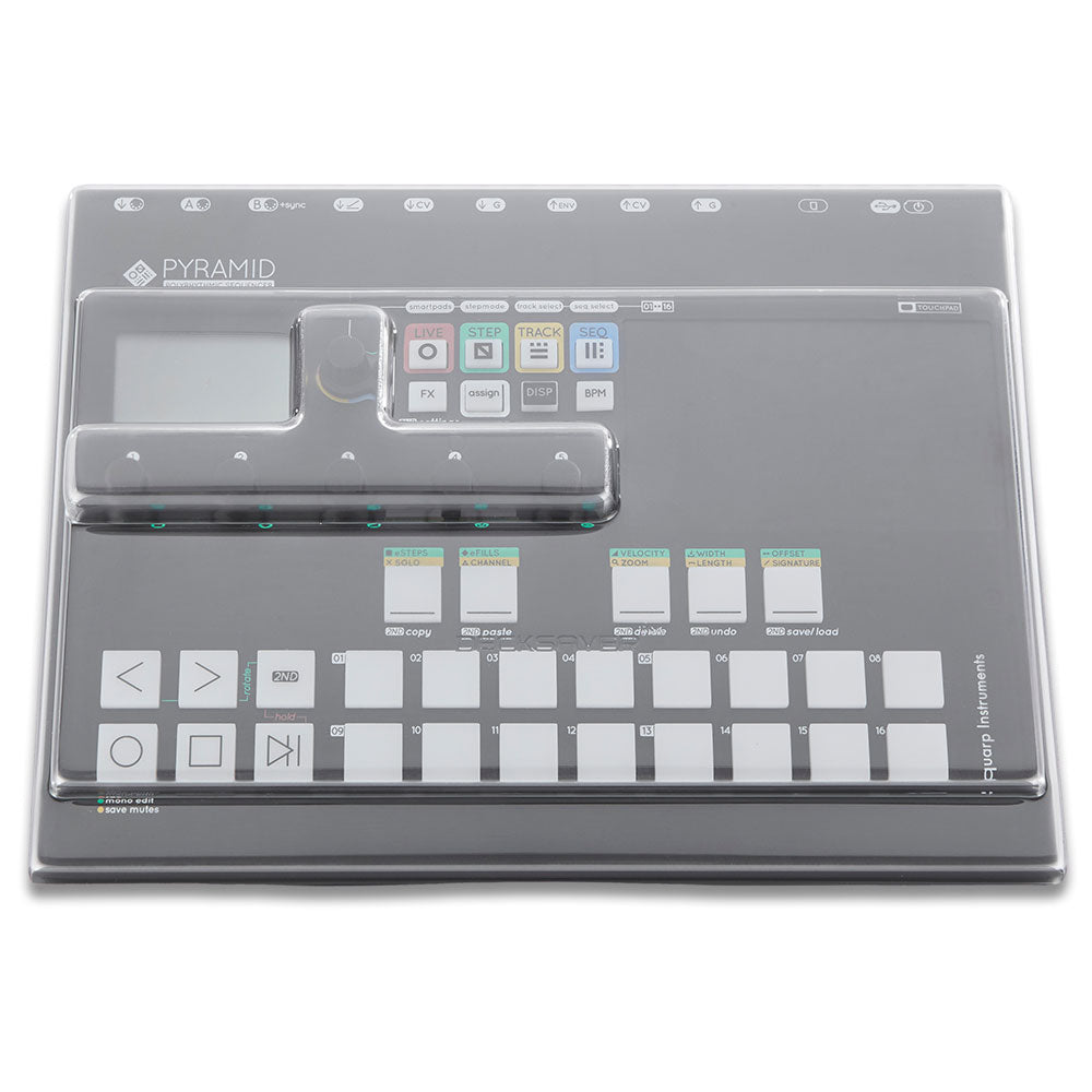 Decksaver Dust Cover for Squarp Pyramid MK1/MK2/MK3 Sequencer