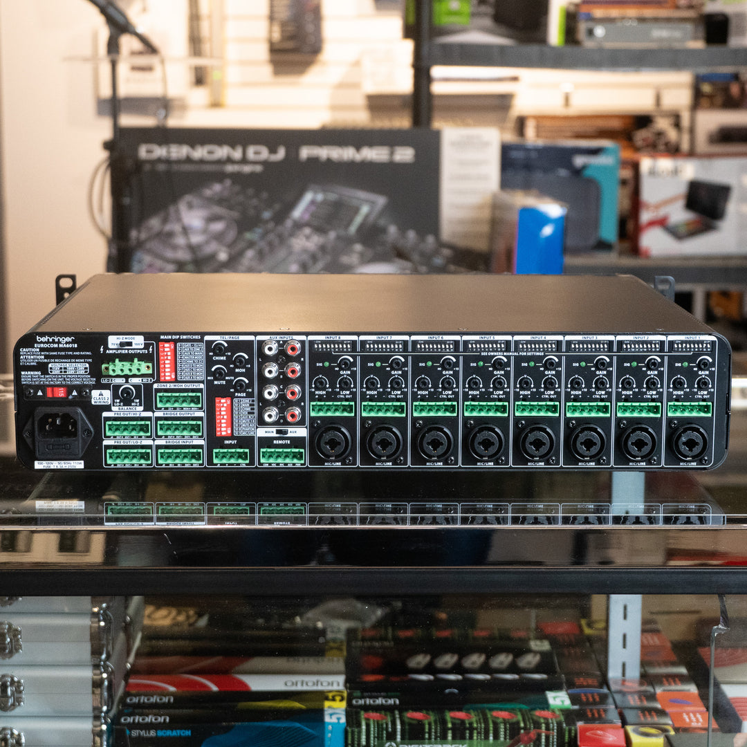 Behringer EUROCOM MA6480A DualDrive Power Amplifier - DEMO