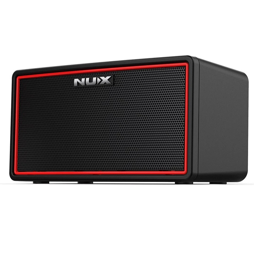 NUX Mighty Air is a wireless stereo modelling guitar / bass amplifier with Bluetooth connectivity and a dedicated app to enhance your tone from your mobile devices. It can serve you for bedroom practice, pre-show warming up, travel entertainment and more. True Simulation of Analog Circuit (TS/AC) HD Modelling Technology. NUX TS/AC HD Modelling technology provides the BEST musical sound to all musicians.
