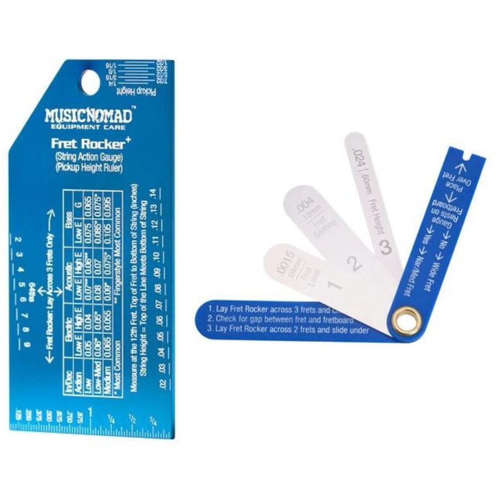 MusicNomad FRET-EVALUATION-KIT Precision Fret Evaluation Kit (FRET-ROCKER+/FRET-GAUGE)
