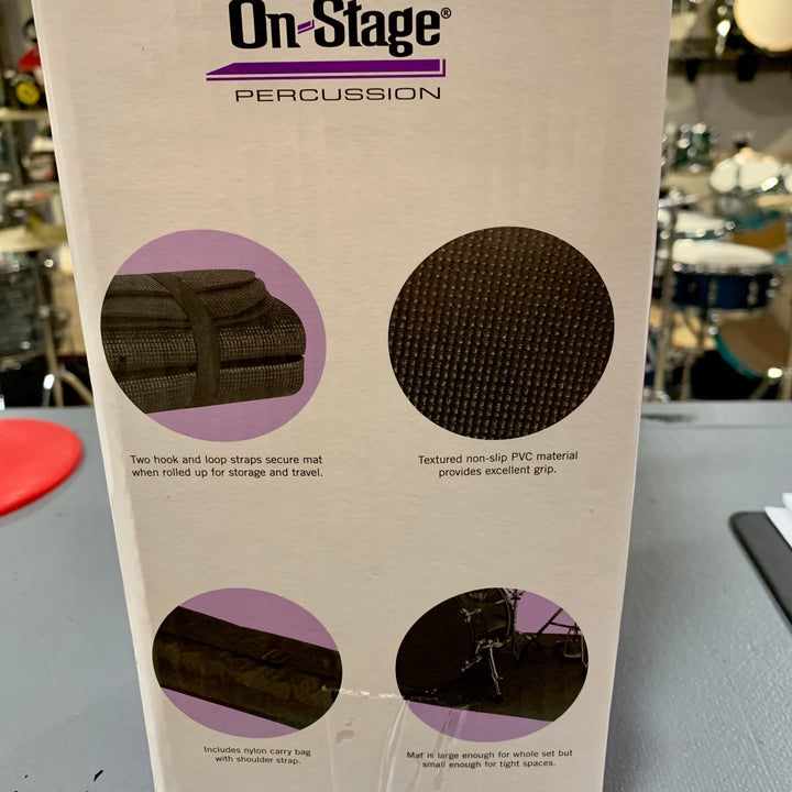 On-Stage DMA4450 Non-Slip Drum Mat - 4' x 4'