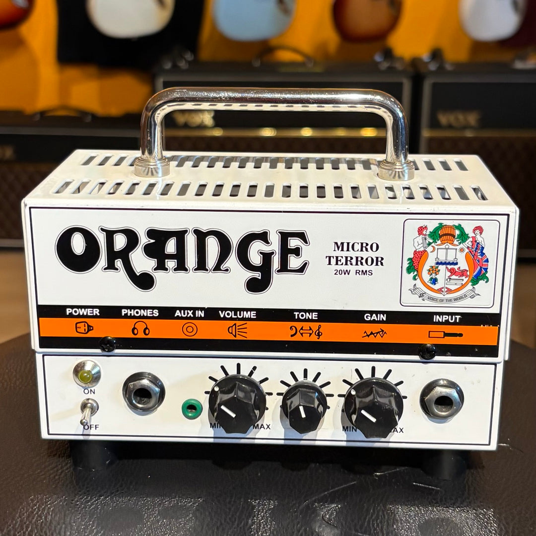Orange - Micro Terror Hybrid 20 MINI GTR Head w/ Power Supply - USED