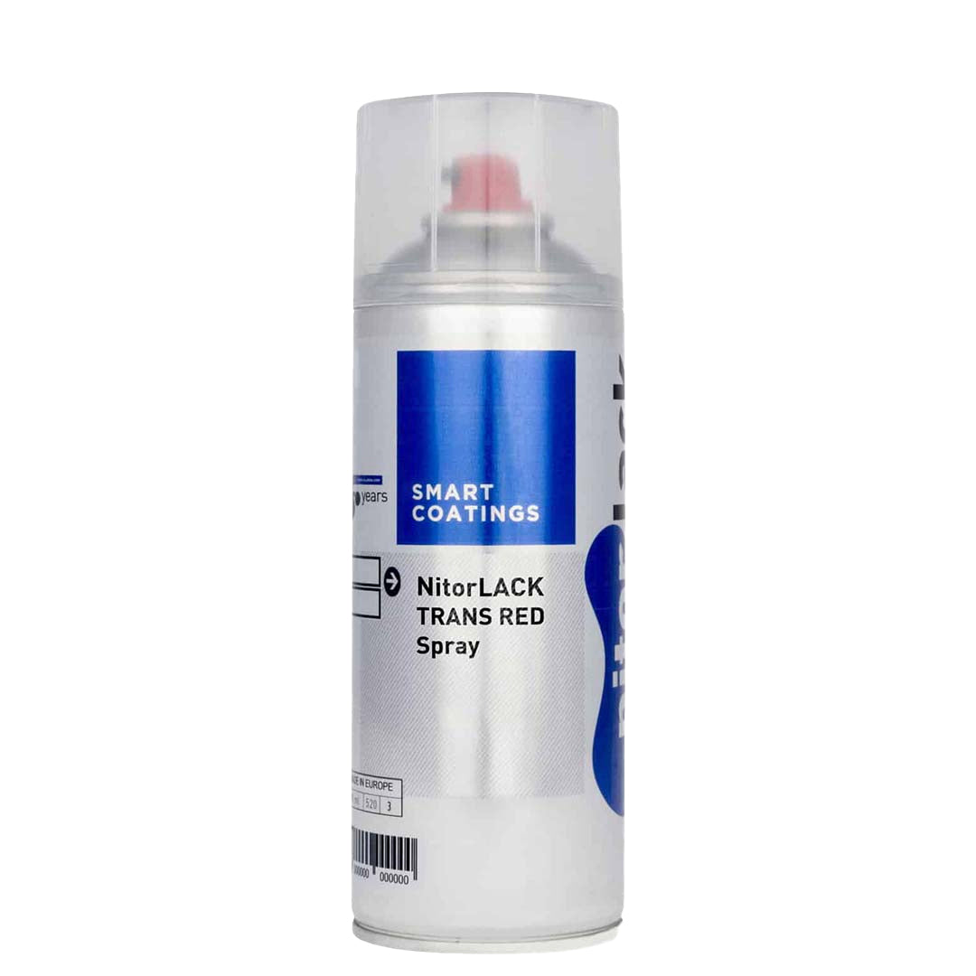 Allparts LT-9619-000 - Nitorlack Translucent Red 400ml Aerosol