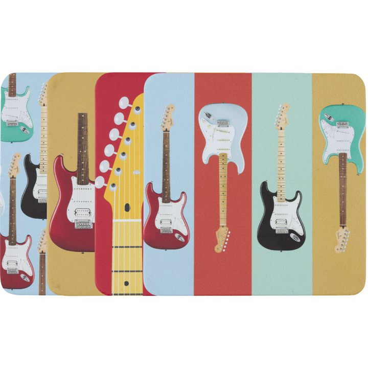 Fender ® Stratocaster™ Modern Design Coaster Set