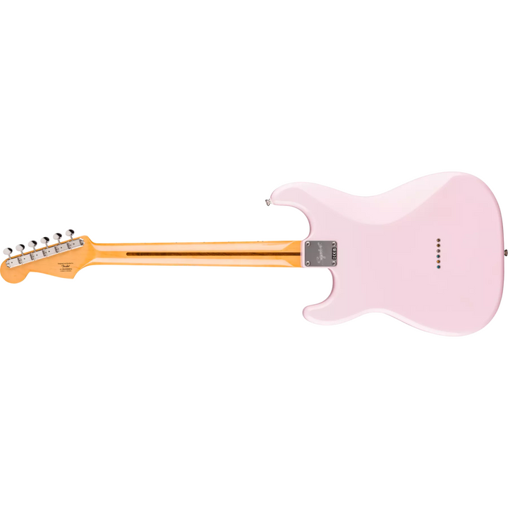 Squier Classic Vibe '50s Stratocaster HT, Maple Fingerboard, Parchment Pickguard (Shell Pink)