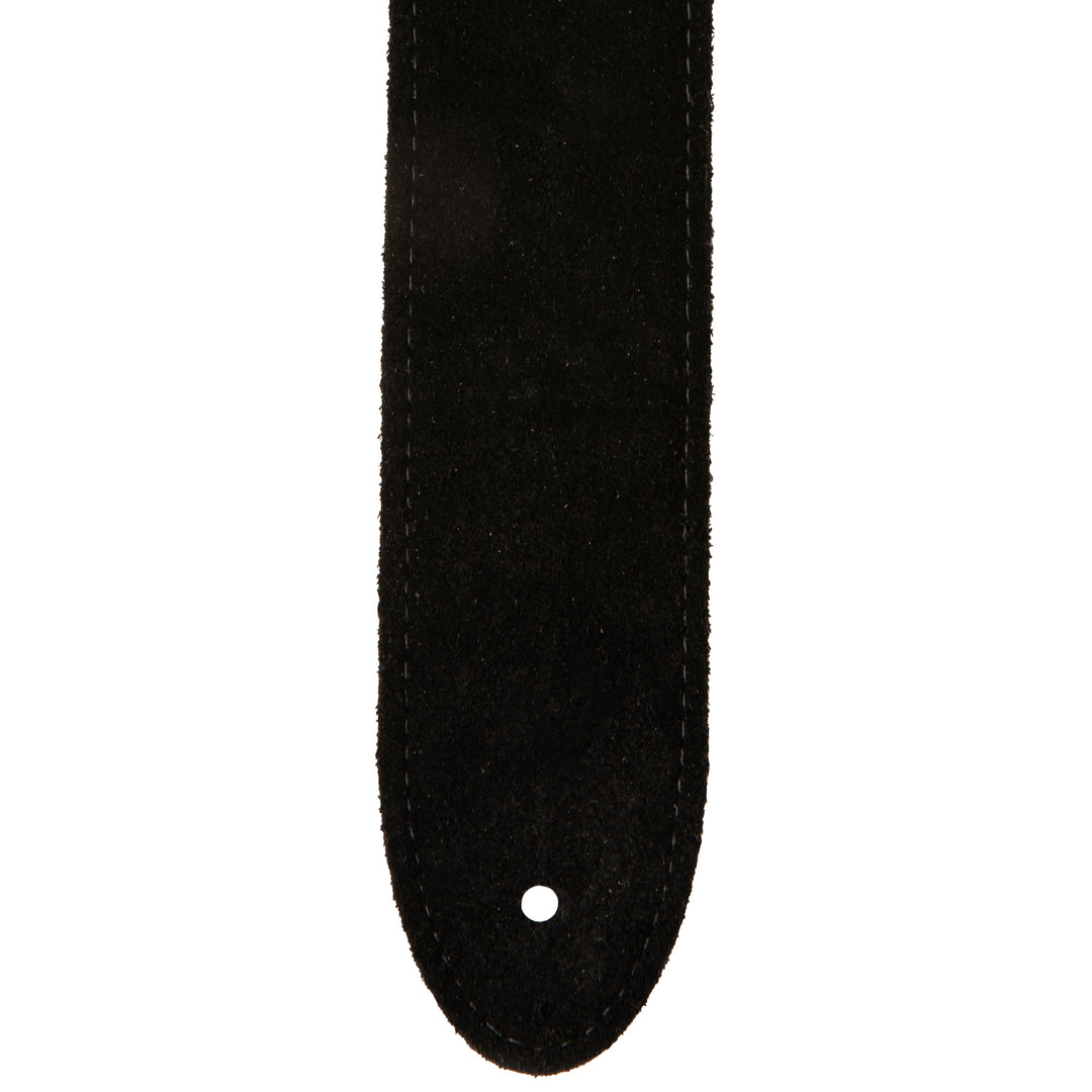 PRS Premium Leather 2" Strap Embroidered Birds - Worn Black