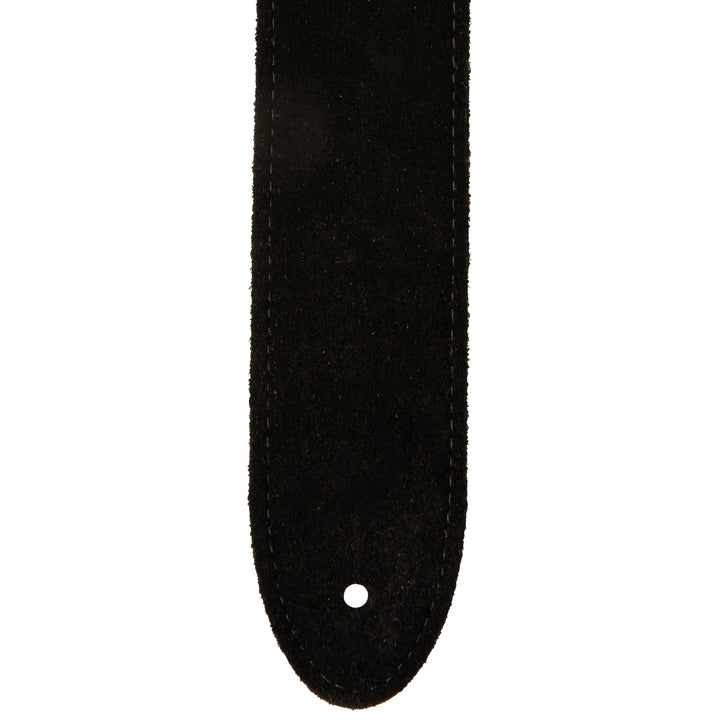 PRS Premium Leather 2" Strap Embroidered Birds - Worn Black