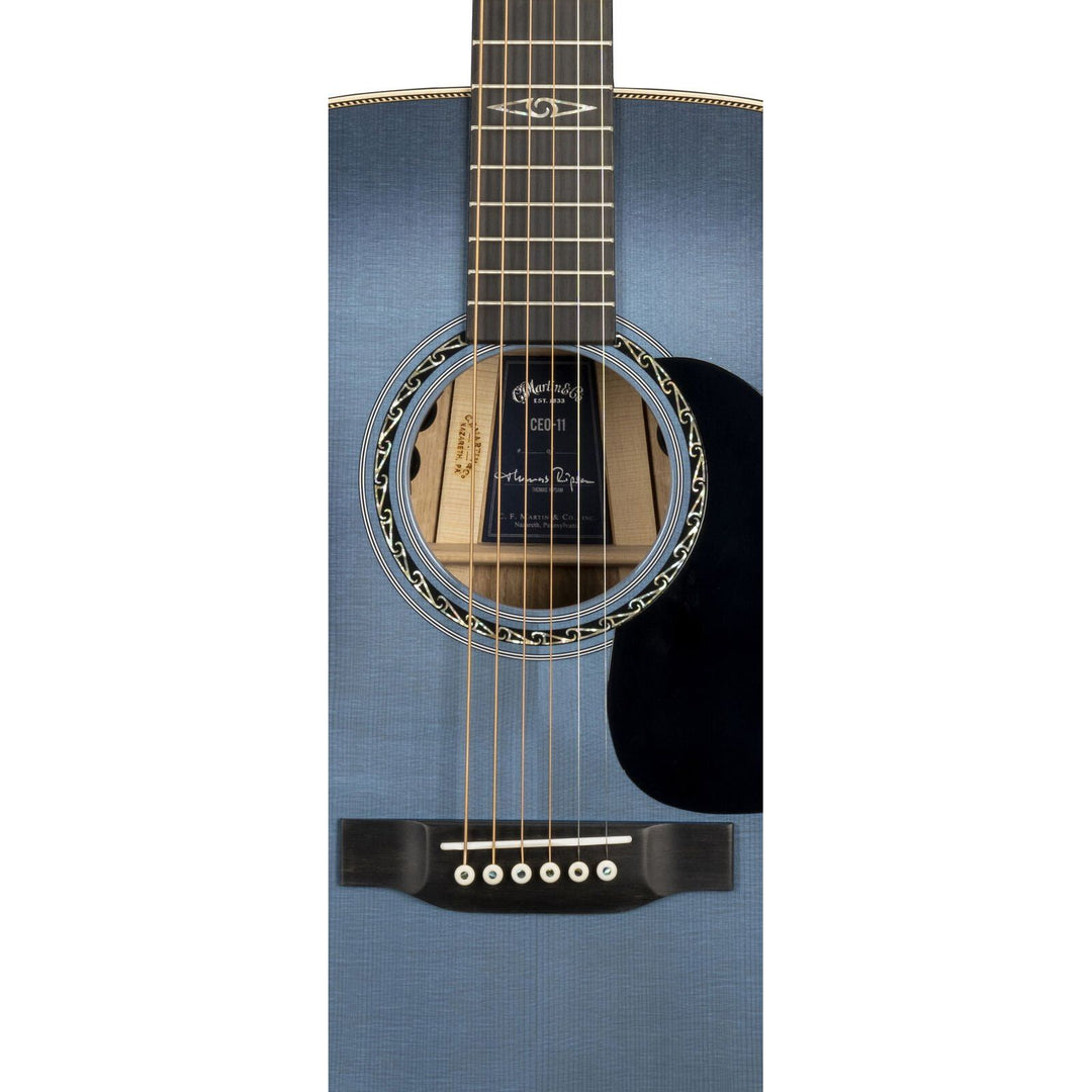 Martin 10CEO11L Limited Edition FG Acoustic-Electric – CEO11 with Molded Hardshell Case, Left-Handed