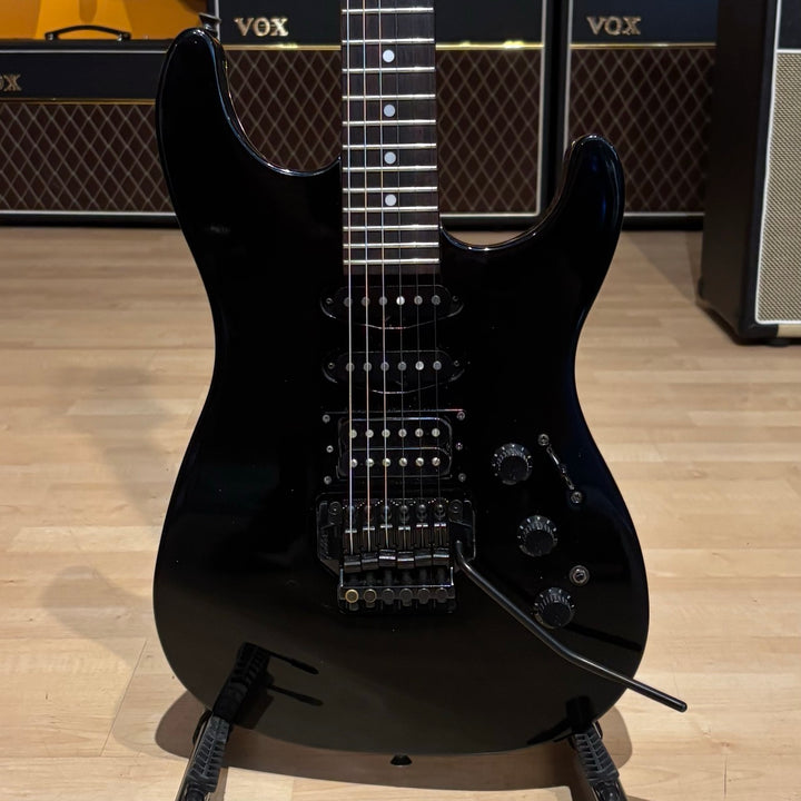 Fender - HM Strat w/ Factory Kahler Spyder Tremolo & HD Case (Vintage MIJ-1988-Black) - USED