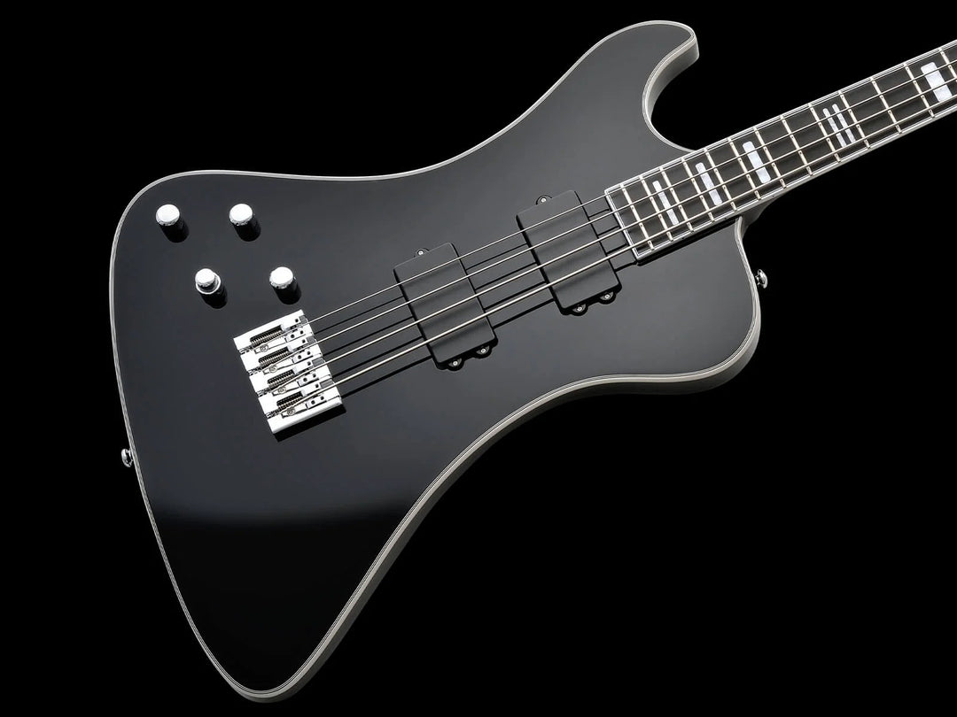 Hagstrom Nekr4-blk Nekromant Electric Bass - Black Gloss