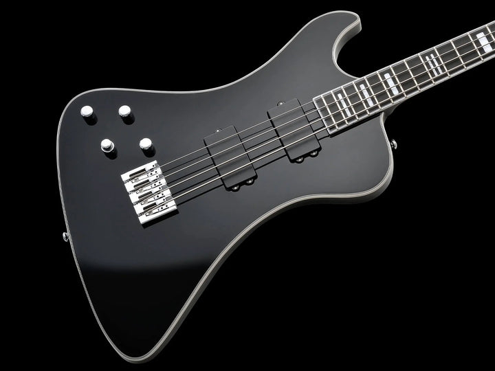 Hagstrom Nekr4-blk Nekromant Electric Bass - Black Gloss