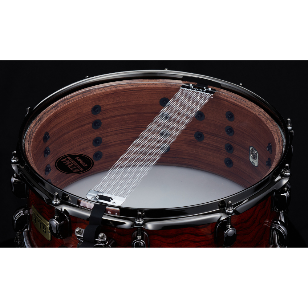 TAMA LGB146NQBS.L.P. G- Tama Bubinga 14"x6" Snare Drum - Natural Quilted Bubinga