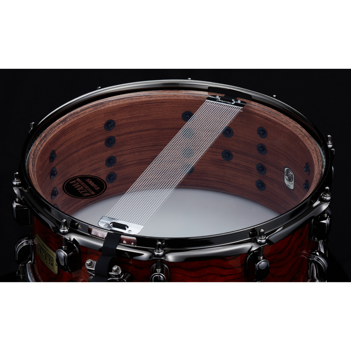 TAMA LGB146NQBS.L.P. G- Tama Bubinga 14"x6" Snare Drum - Natural Quilted Bubinga