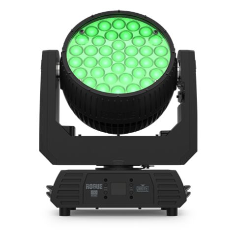 Chauvet Pro ROGUE-OUTCAST3X-WASH Fully featured IP65 RGBW LED yoke wash fixture with LED zone control