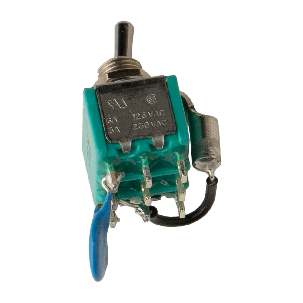 PRS Mini Toggle - DPDT .200" with 1.1K Ohm, Surface Mount