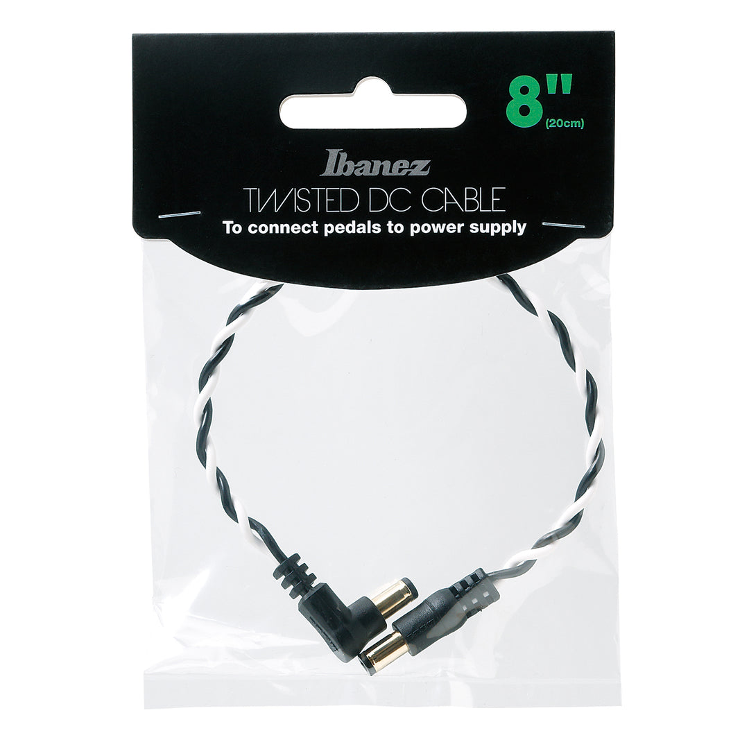 Ibanez DCT08BWH 8 Inch Twisted DC Cable