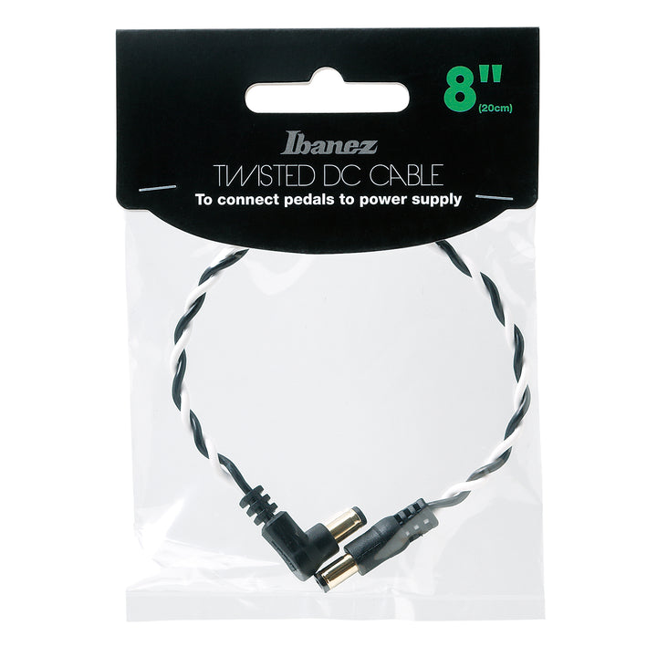 Ibanez DCT08BWH 8 Inch Twisted DC Cable
