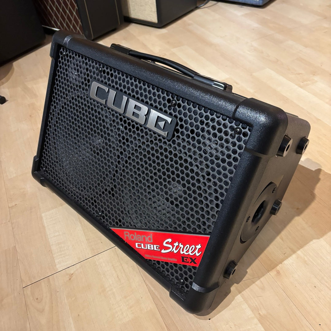 Roland - CUBE Street EX - 50 Watt Instrument Amp  w/ Roland PWR Supply & User Guide - USED