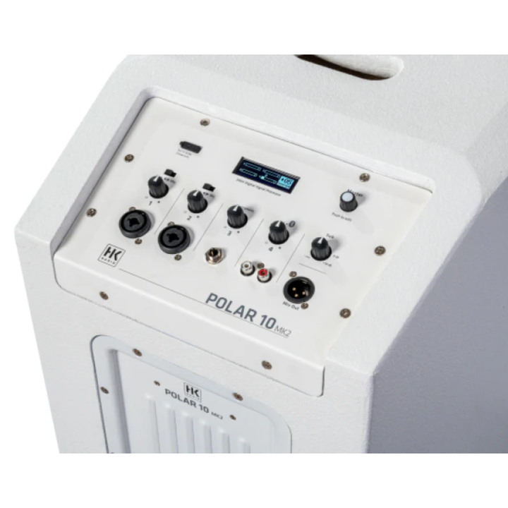 HK Audio HK-POLAR-10-MKII-WHT 2000W Active Column Loudspeaker System (White)