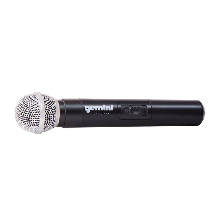 Gemini UHF-01M Single-Channel UHF Wireless Microphone System - Handheld Vocal (F1 517.6)