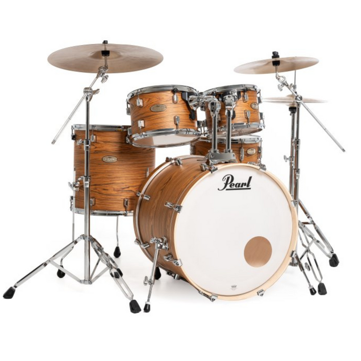 Pearl DMPA925SPC876 Decade Maple Artisan 5-Piece Drum Shell Pack With 22" Bass Drum, Satin Caramel Veil