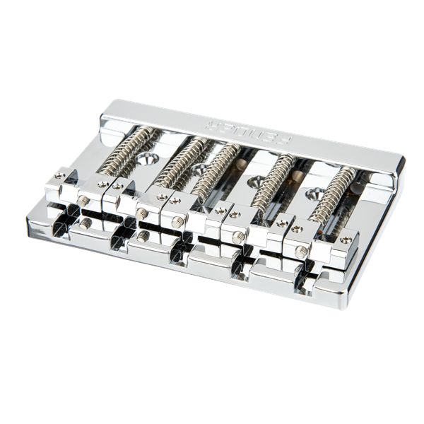 Fender HiMass 5-String Bass Wide Bridge Assembly With Zinc Saddles - Chrome