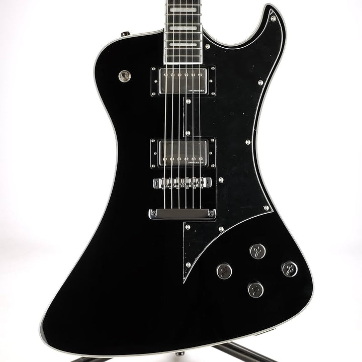 Hagstrom Fantcus-blk Fantomen Electric Guitar - Black Gloss