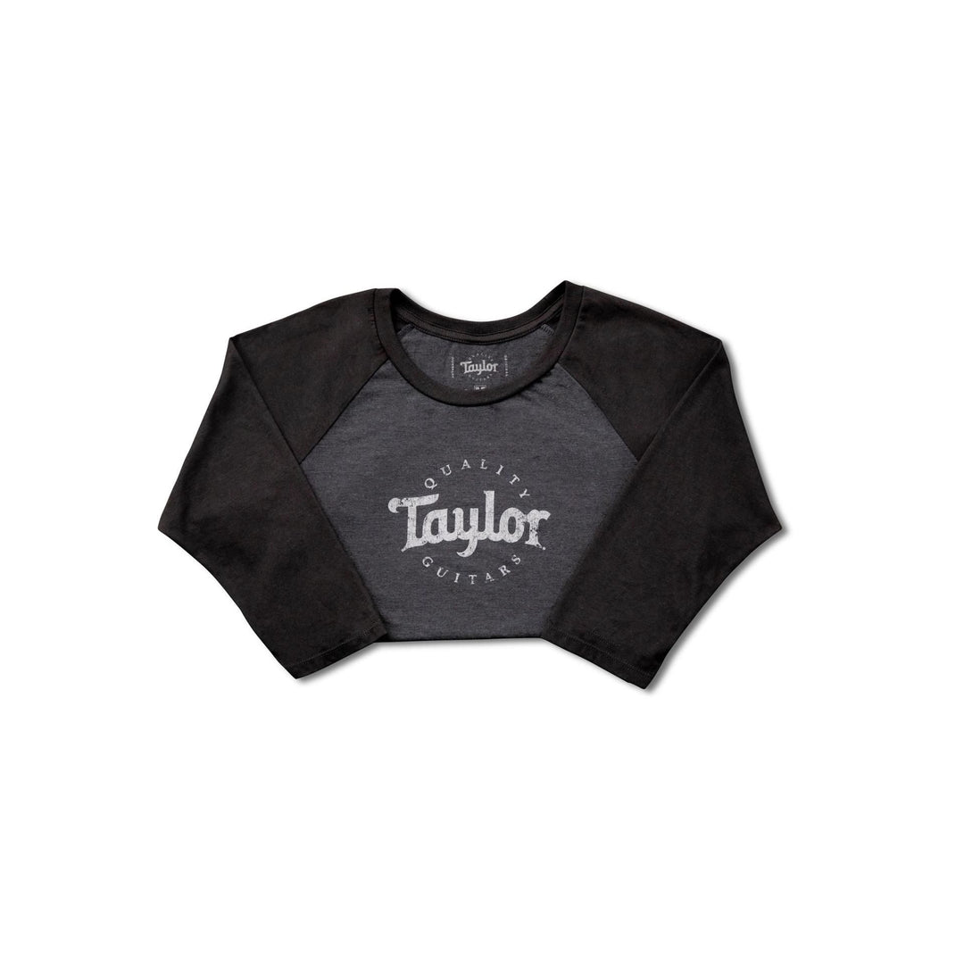 Taylor Ladies Baseball T,Black/Black Frost-M