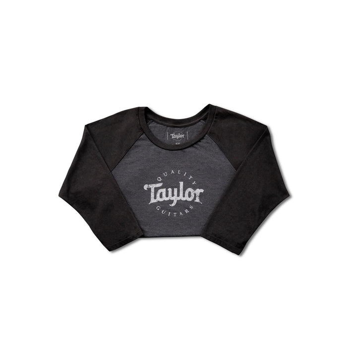 Taylor Ladies Baseball T,Black/Black Frost-M