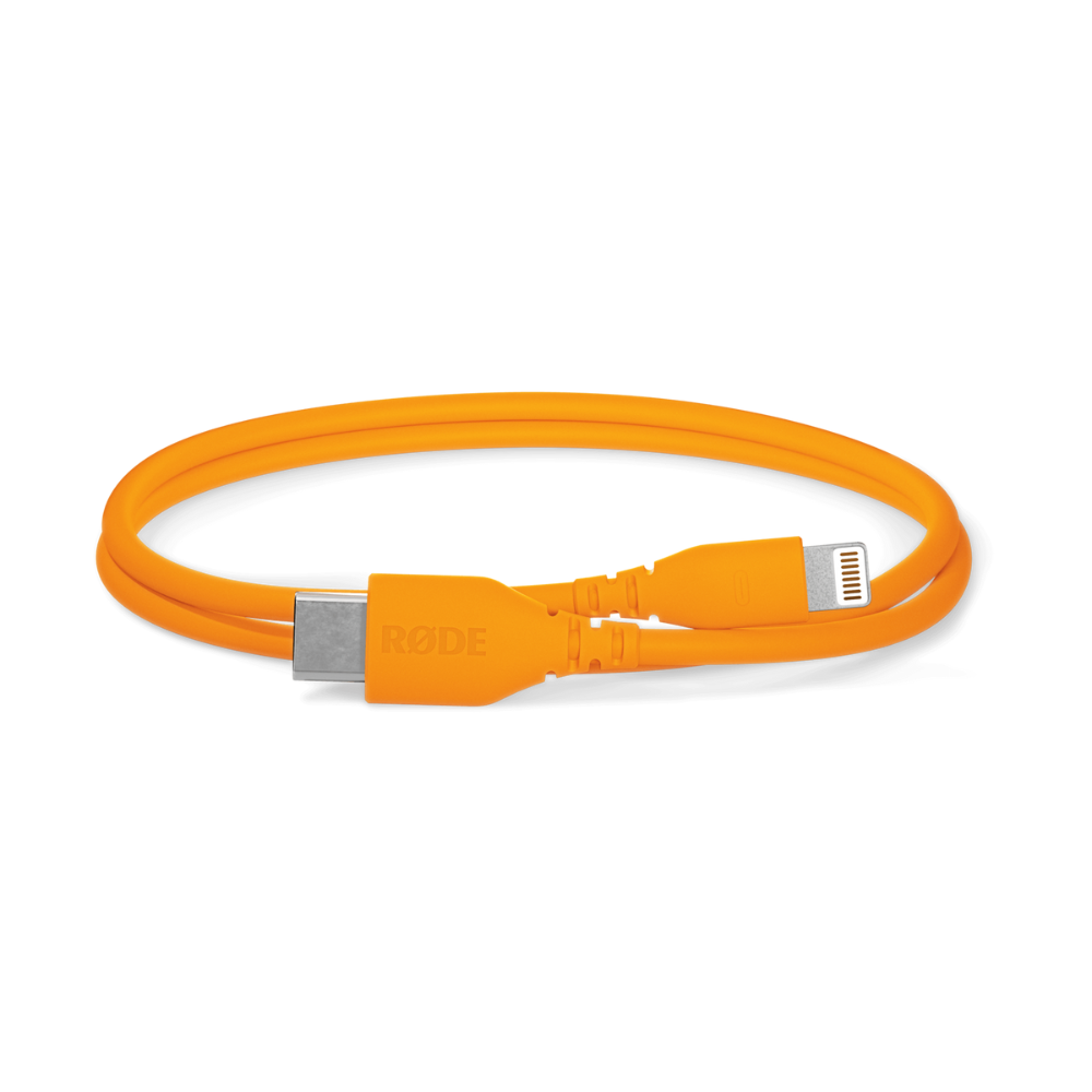 Rode Microphones SC21-O 300mm Lightning to USB-C Cable - Orange
