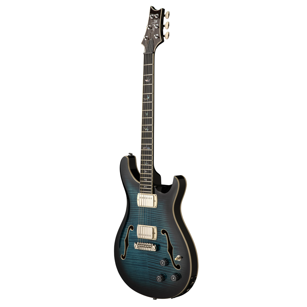 PRS SE Hollowbody II Piezo Electric Guitar (Peacock Blue) w/ Gigbag