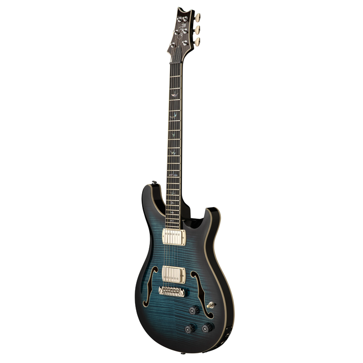 PRS SE Hollowbody II Piezo Electric Guitar (Peacock Blue) w/ Gigbag