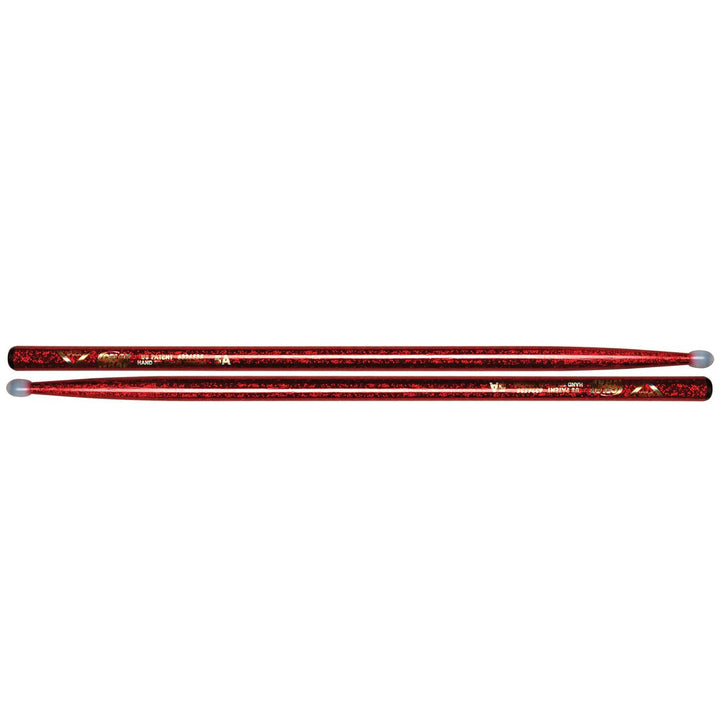 Vater VCR5AN - Color Wrap 5A Red Sparkle Nylon Tip Drumsticks