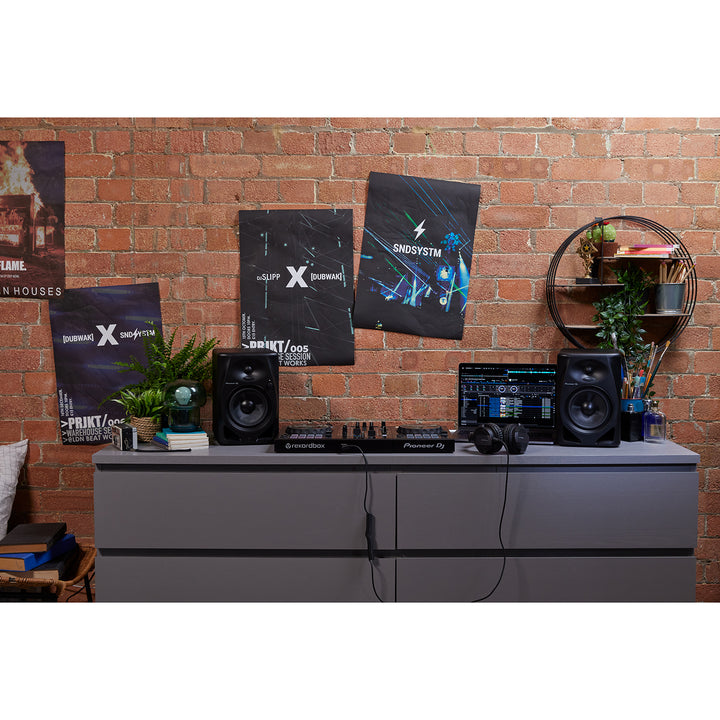 Pioneer DJ DM-50D 5'' Desktop Monitor System - Black