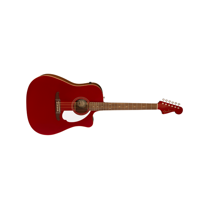 Fender California Series Redondo Player Walnut Fingerboard  White Pickguard - Candy Apple Red