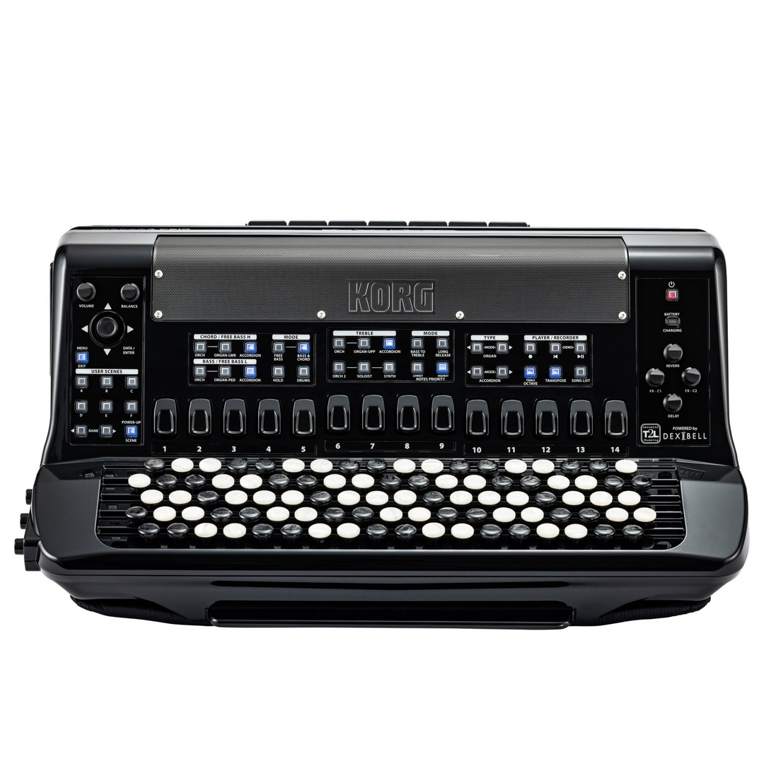 Korg FSUPBMBK FISA Suprema Digital Accordion - Buttons
