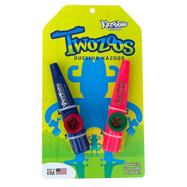 Kazoobie Kazoos KTWZ-1 Twozoos (Set Of 2 Kazoos)