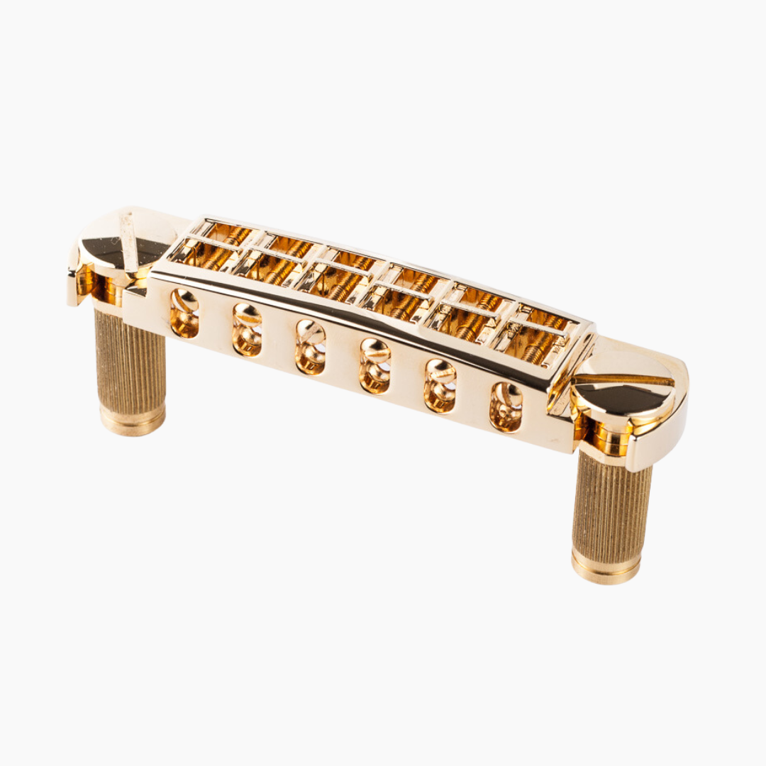 TonePros Wraparound Bridge with Metric Locking Studs - Chrome