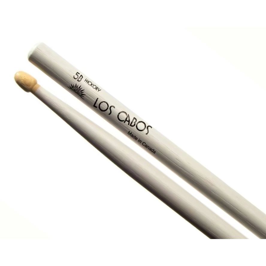 Los Cabos Drumsticks 5B White Acorn Tip Hickory Drumsticks