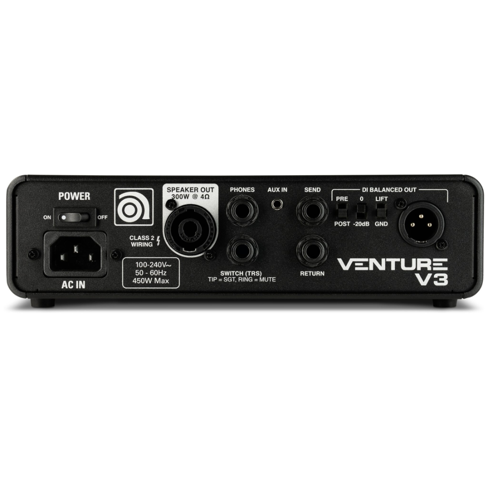 Ampeg - Venture V3  (300 Watt) Solid State Compact Bass Guitar Head
